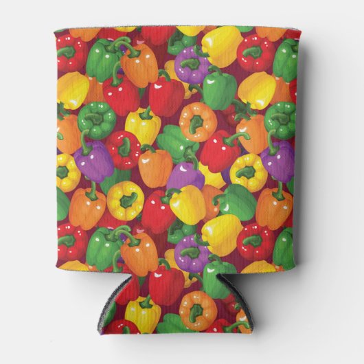 Bell Pepper Pattern Dosenkühler (Vorderseite)