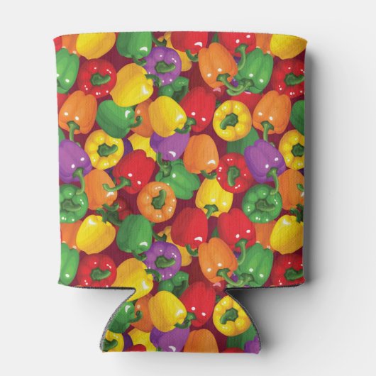 Bell Pepper Pattern Dosenkühler (Rückseite)