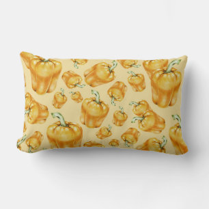 Bell Pepper Pattern Lendenkissen