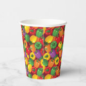Bell Pepper Pattern Pappbecher (Rechts)