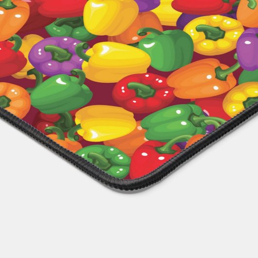 Bell Pepper Pattern Schreibtischunterlage (Ecke)