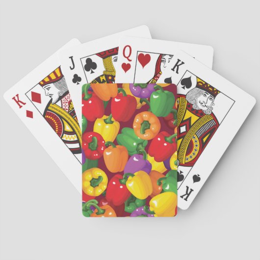 Bell Pepper Pattern Spielkarten (Rückseite)