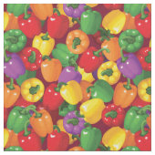 Bell Pepper Pattern Stoff (Nahaufnahme)