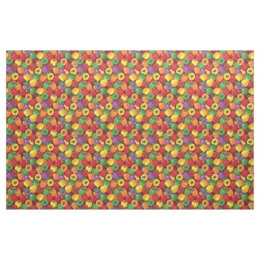 Bell Pepper Pattern Stoff (Fat Quarter (45,7 x 55,9 cm))