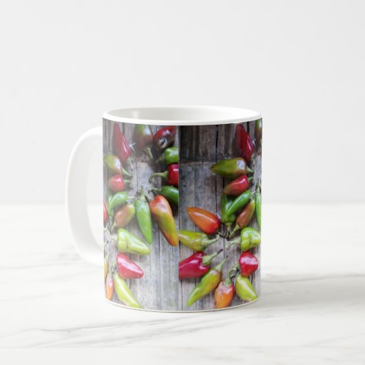 Bell Pepper Picture-Tasse Kaffeetasse (Vorderseite Links)