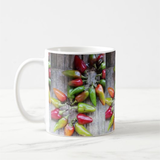 Bell Pepper Picture-Tasse Kaffeetasse (Links)