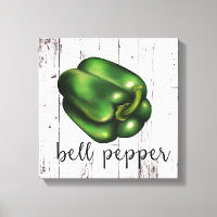 BELL PEPPER Weißholz Rustikales Bauernhaus Küche