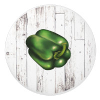 Bell Pepper White Wood Rustic Bauernhof Küche