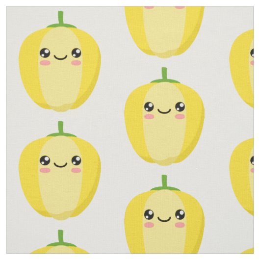 Bell Pepper Yellow Stoff (Muster)