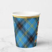 Bell Personalisiert Tartan Christmas Pappbecher (Rechts)