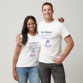 Bell Ringer Definition T-Shirt mit Lila Glockengel (Unisex)