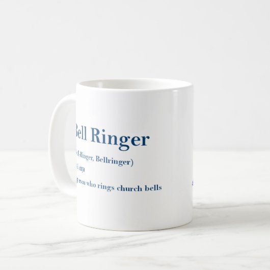 Bell Ringer Definition-Tasse Kaffeetasse (Vorderseite Links)
