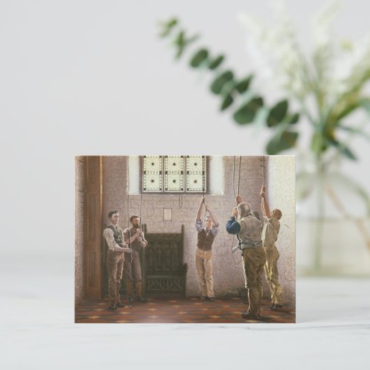 Bell Ringers Postkarte (Stehend Vorderseite)