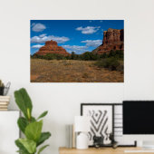 Bell Rock and Courthouse Butte 6533 Poster (Heimbüro)