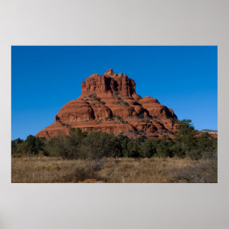 Bell Rock im Winter 2001 Poster