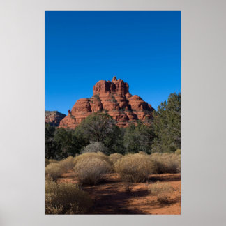 Bell Rock im Winter 2021 Poster