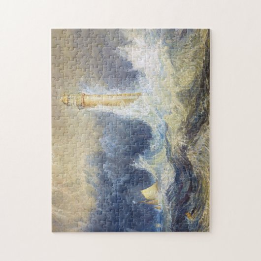 Bell Rock Leuchtturm Joseph Mallord William Turner Puzzle (Vertikal)