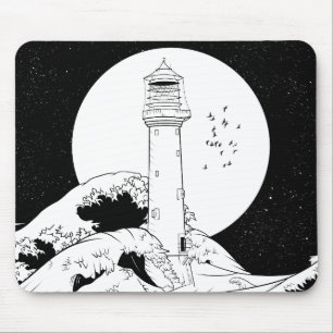 Bell Rock Leuchtturm Schottland Mousepad