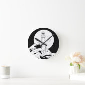 Bell Rock Leuchtturm Schottland Runde Wanduhr (Zuhause)