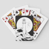 Bell Rock Leuchtturm Schottland Spielkarten (Rückseite)