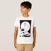 Bell Rock Leuchtturm Vollmond T-Shirt (Vorne ganz)