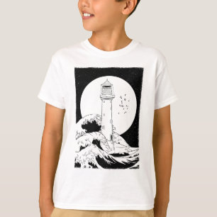 Bell Rock Leuchtturm Vollmond T-Shirt
