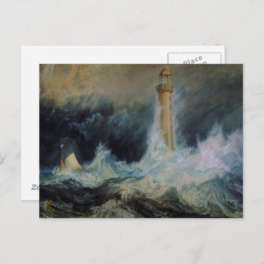 Bell Rock Lighthouse Postkarte (Vorne/Hinten)