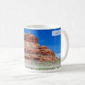 Bell Rock Psalm 18:46 KJV Kaffeetasse (VorderseiteRechts)