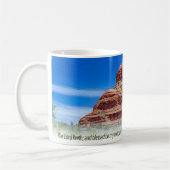 Bell Rock Psalm 18:46 KJV Kaffeetasse (Links)
