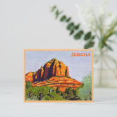 Bell Rock, Sedona, Arizona Gemälde Postkarte (Stehend Vorderseite)