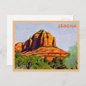 Bell Rock, Sedona, Arizona Gemälde Postkarte (Vorne/Hinten)