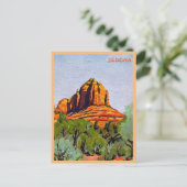 Bell Rock, Sedona, Arizona Gemälde Postkarte (Stehend Vorderseite)