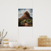 Bell Rock Sedona Arizona Malerei Kunst, Dichtung u Poster (Küche)
