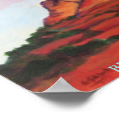 Bell Rock, Sedona, Arizona, USA Poster (Ecke)