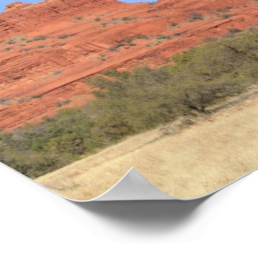 Bell Rock Sedona Poster (Ecke)