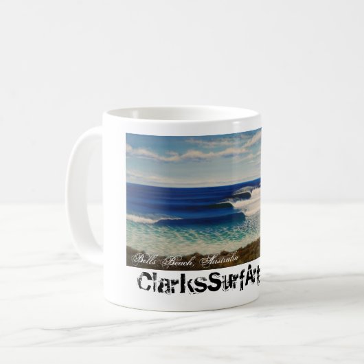 Bell-Strand, Australien Kaffeetasse (Vorderseite Links)