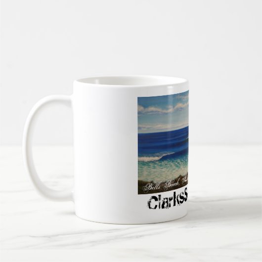 Bell-Strand, Australien Kaffeetasse (Links)