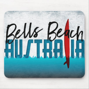 Bell-Strand-Australien-Surfbrett-Surfen Mousepad