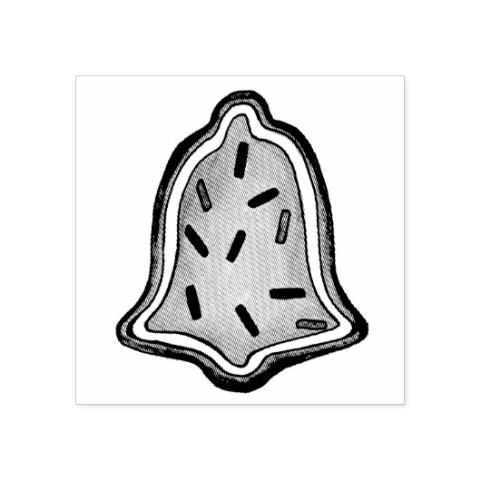 Bell Sugar Cookie Sprinkles Weihnachtsgebäck Gummistempel (Prägung)