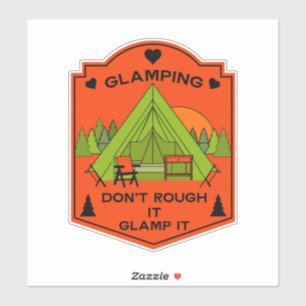 Bell Tent Glamping Aufkleber