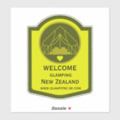 Bell Tent Glamping Business Aufkleber (Blatt)