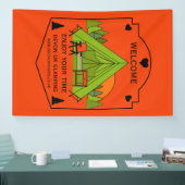 Bell Tent Glamping Business Banner (Messe)