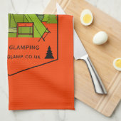 Bell Tent Glamping Business Geschirrtuch (Viertel Falte)