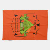 Bell Tent Glamping Business Geschirrtuch (Horizontal)