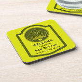 Bell Tent Glamping Business Getränkeuntersetzer (Linke Seite)