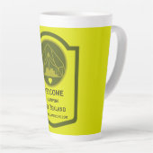 Bell Tent Glamping Business Milchtasse (Rechte Ecke)