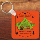 Bell Tent Glamping Business Schlüsselanhänger (Vorderseite)