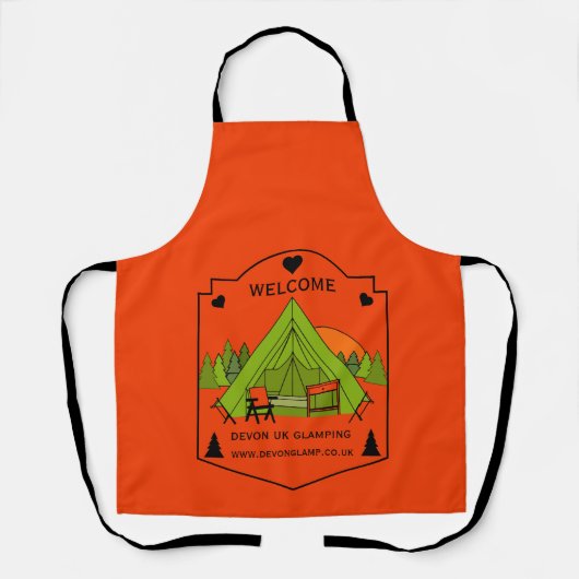 Bell Tent Glamping Business Schürze (Vorderseite)