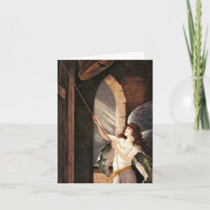 BELL TOWER ANGEL FEIERTAGSKARTE