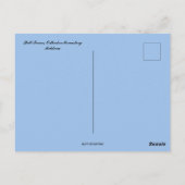 Bell Tower Orthodox Kloster Moldau Postkarte (Rückseite)